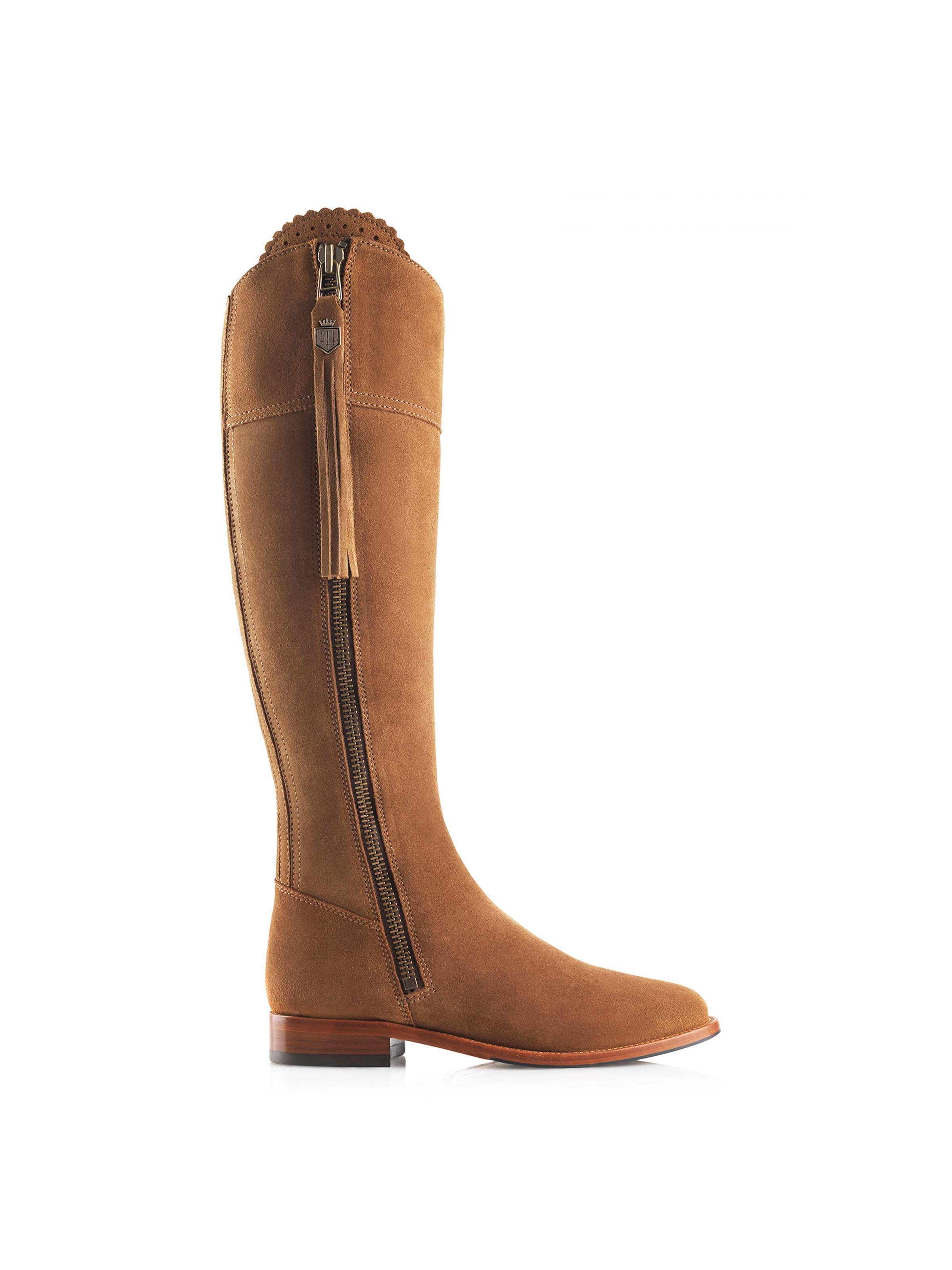 The Regina Sporting Fit Boot - Tan Suede