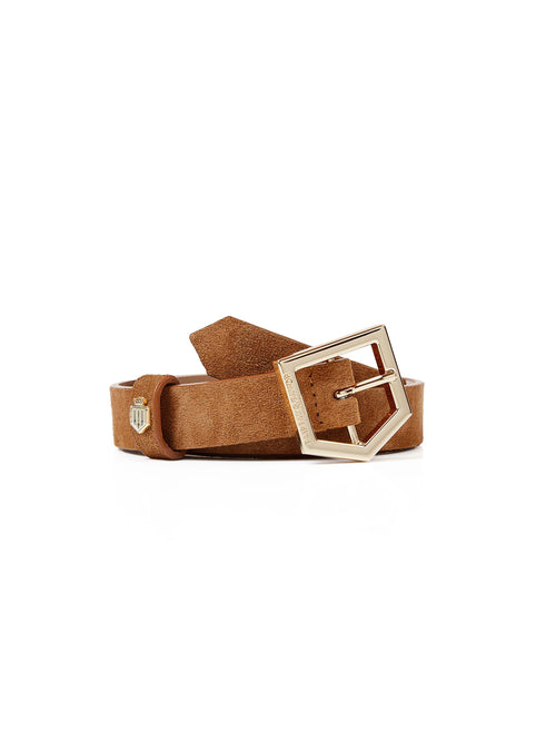 The Sennowe Belt - Tan Suede