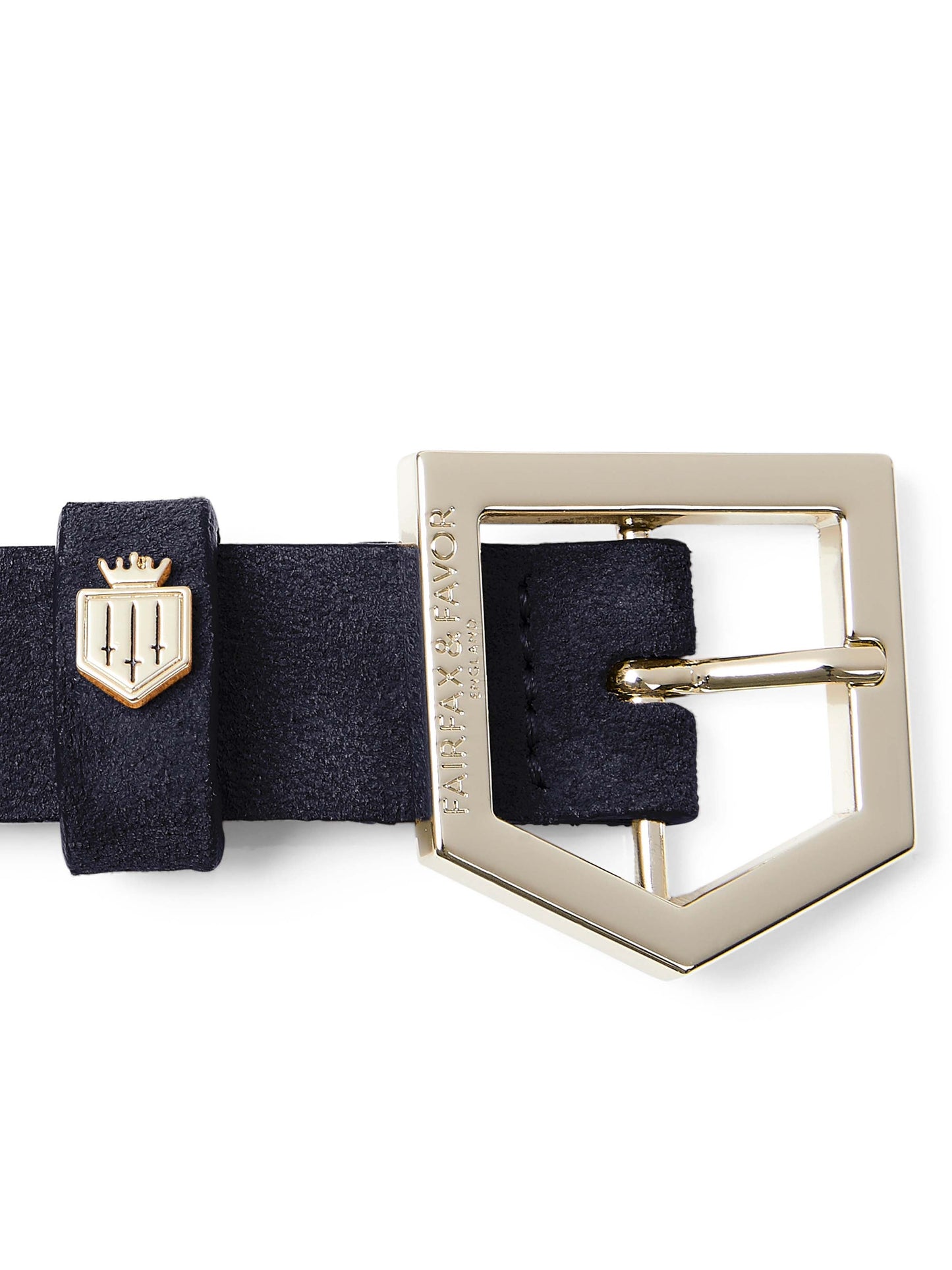The Sennowe Belt - Navy Suede