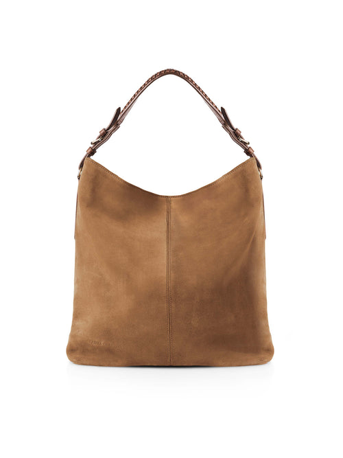 The Tetbury Tote Bag - Tan Suede