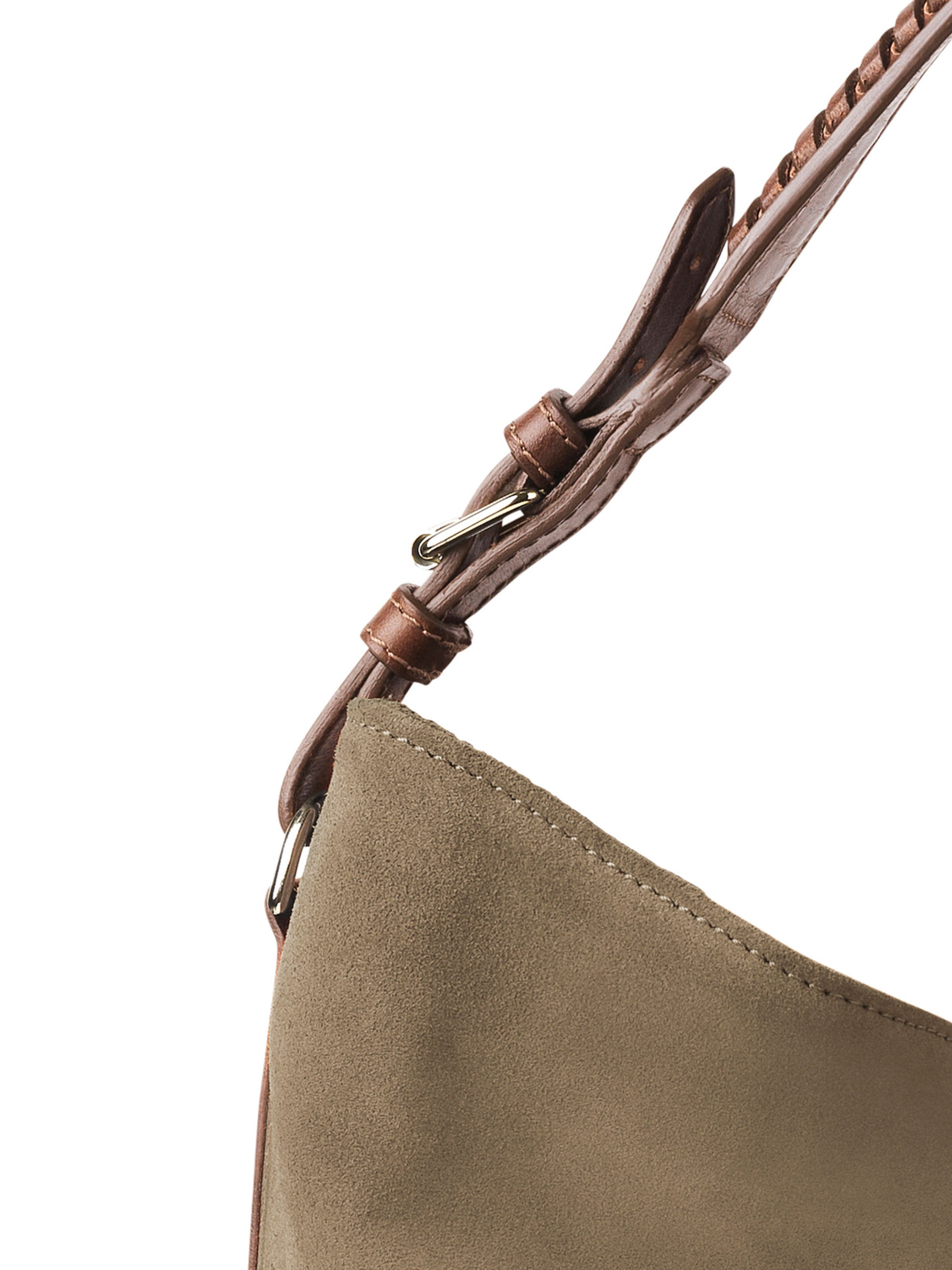 The Tetbury Tote Bag - Taupe Suede