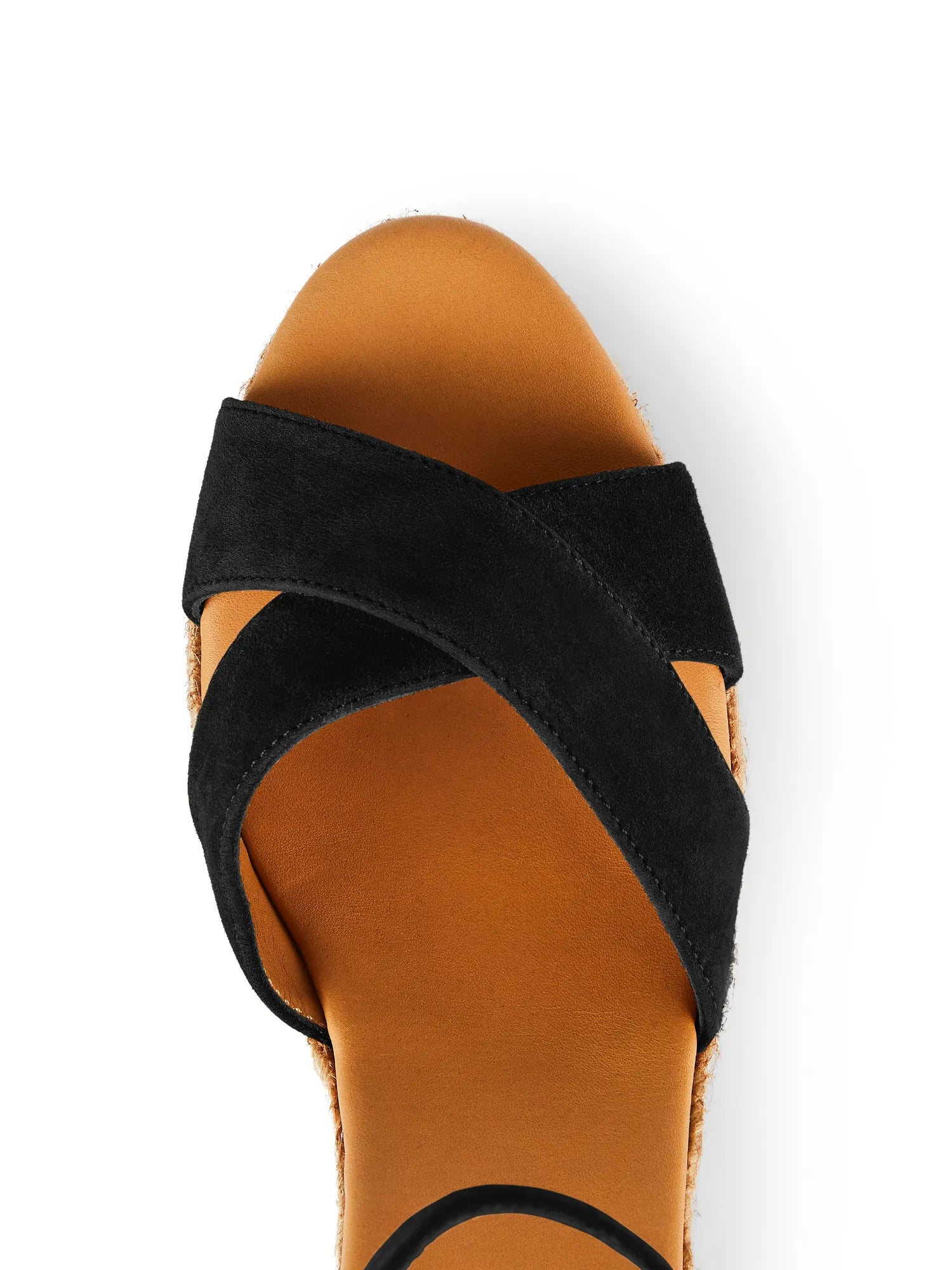 The Valencia Sandal - Black Suede