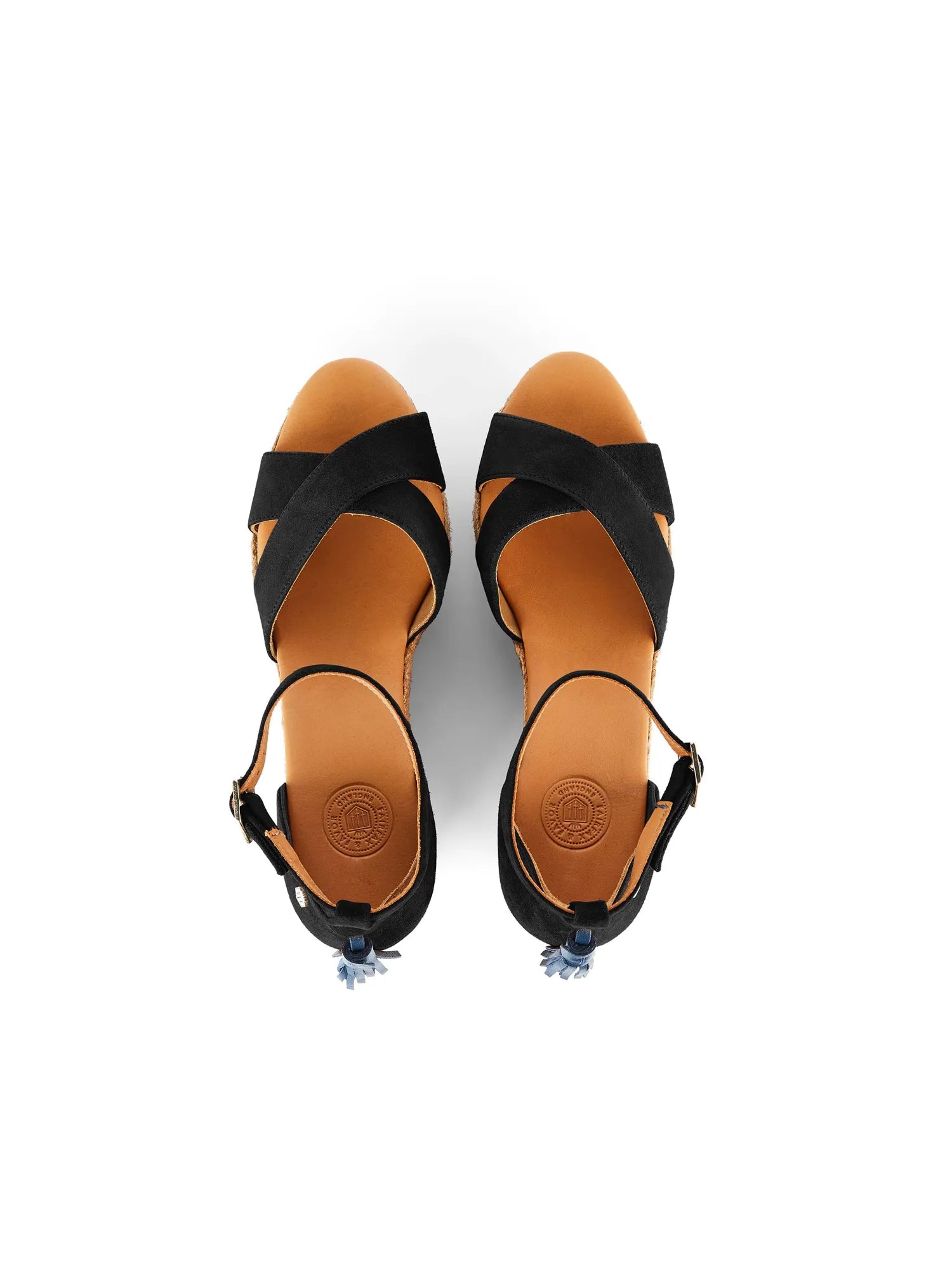 The Valencia Sandal - Black Suede