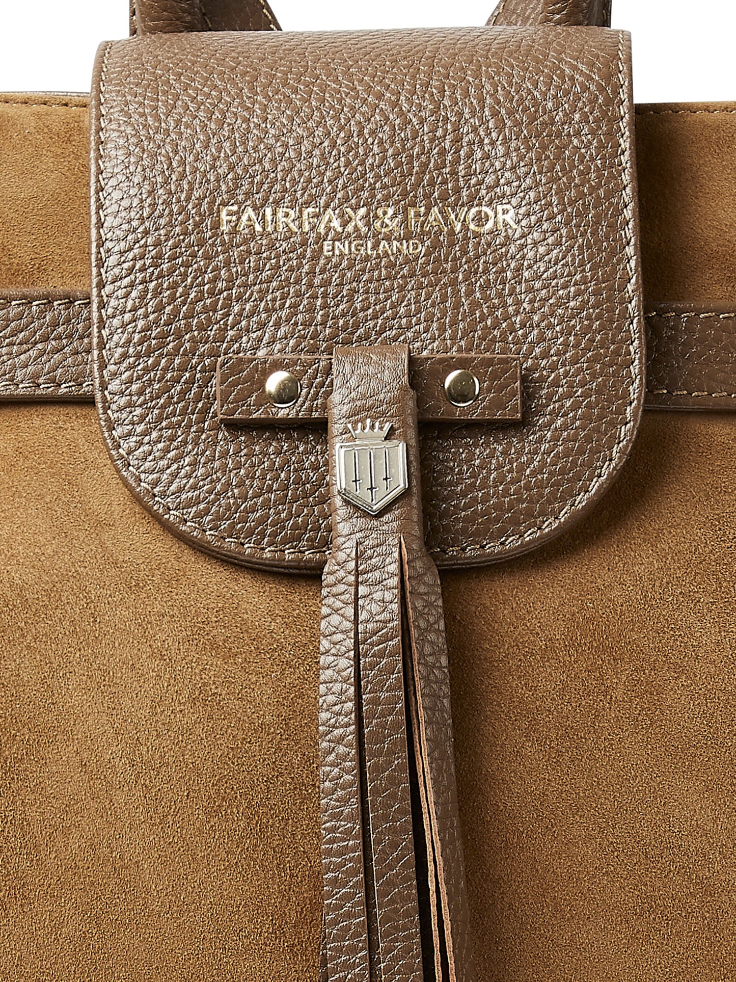 The Windsor Backpack - Tan Suede