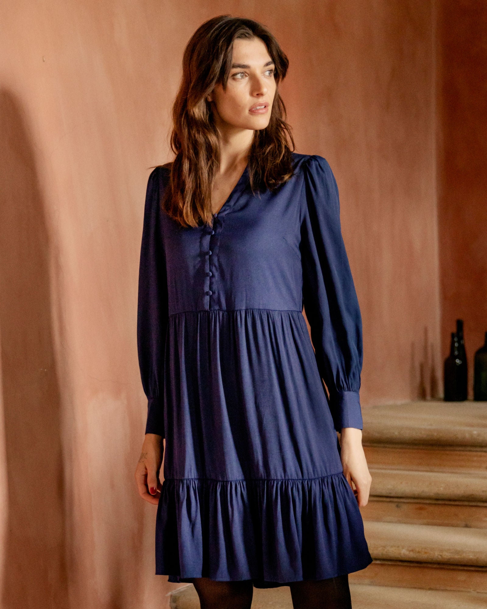 Fransa FRSWEET Dress - Medieval Blue – Beacon