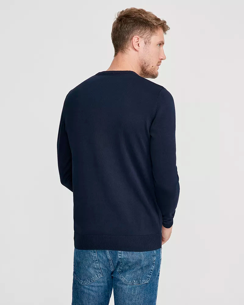 Holger T-neck - Navy