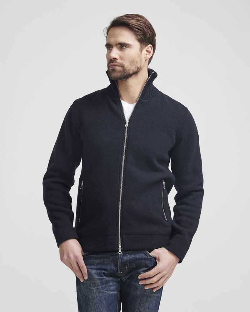 Mans Zip WP - Navy