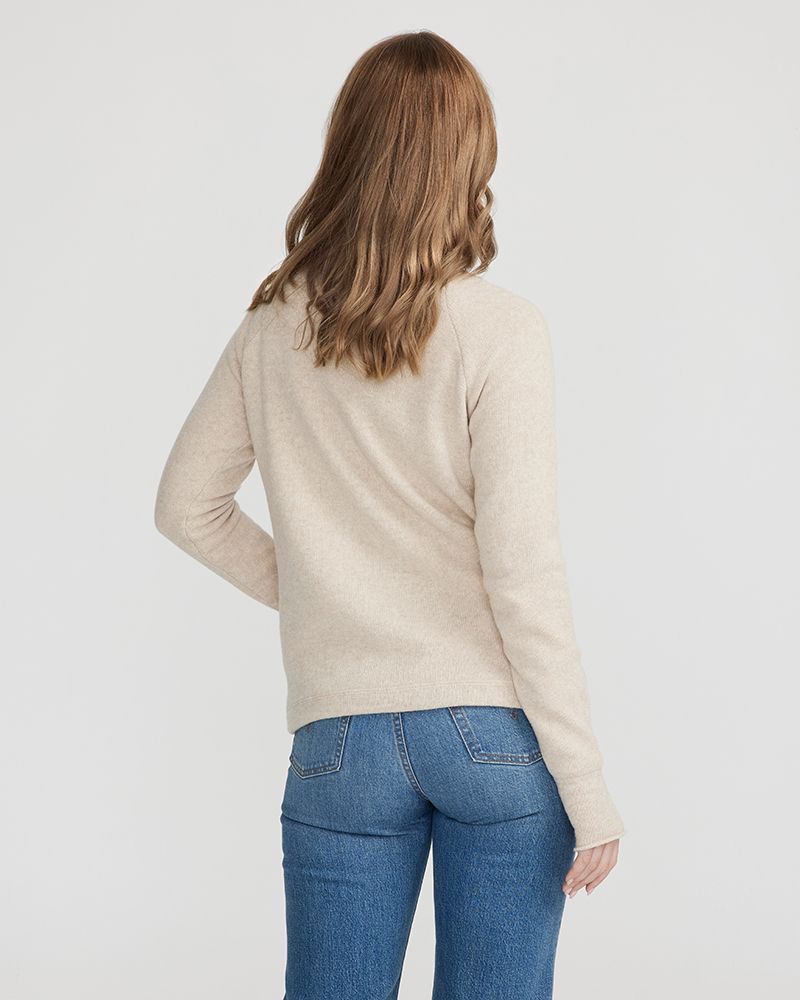 Martina Knitted Windproof Sweater - Sand