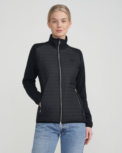 Mimmi Fullzip WP - Black Mel.