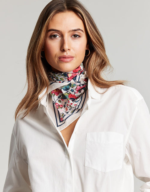Parlow Scarf - Creme Ditsy