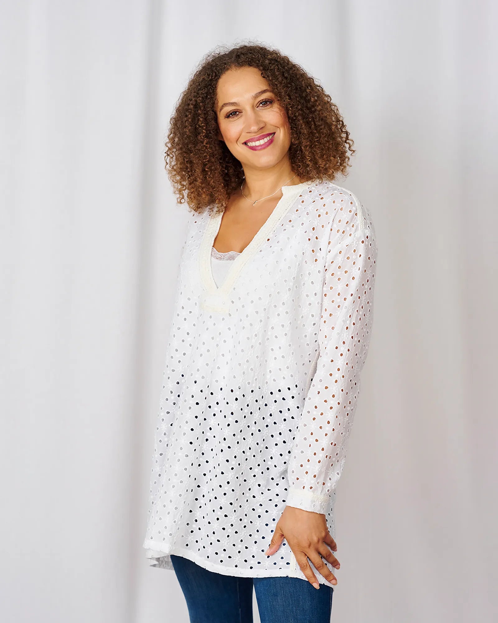 Athena Tunic - White