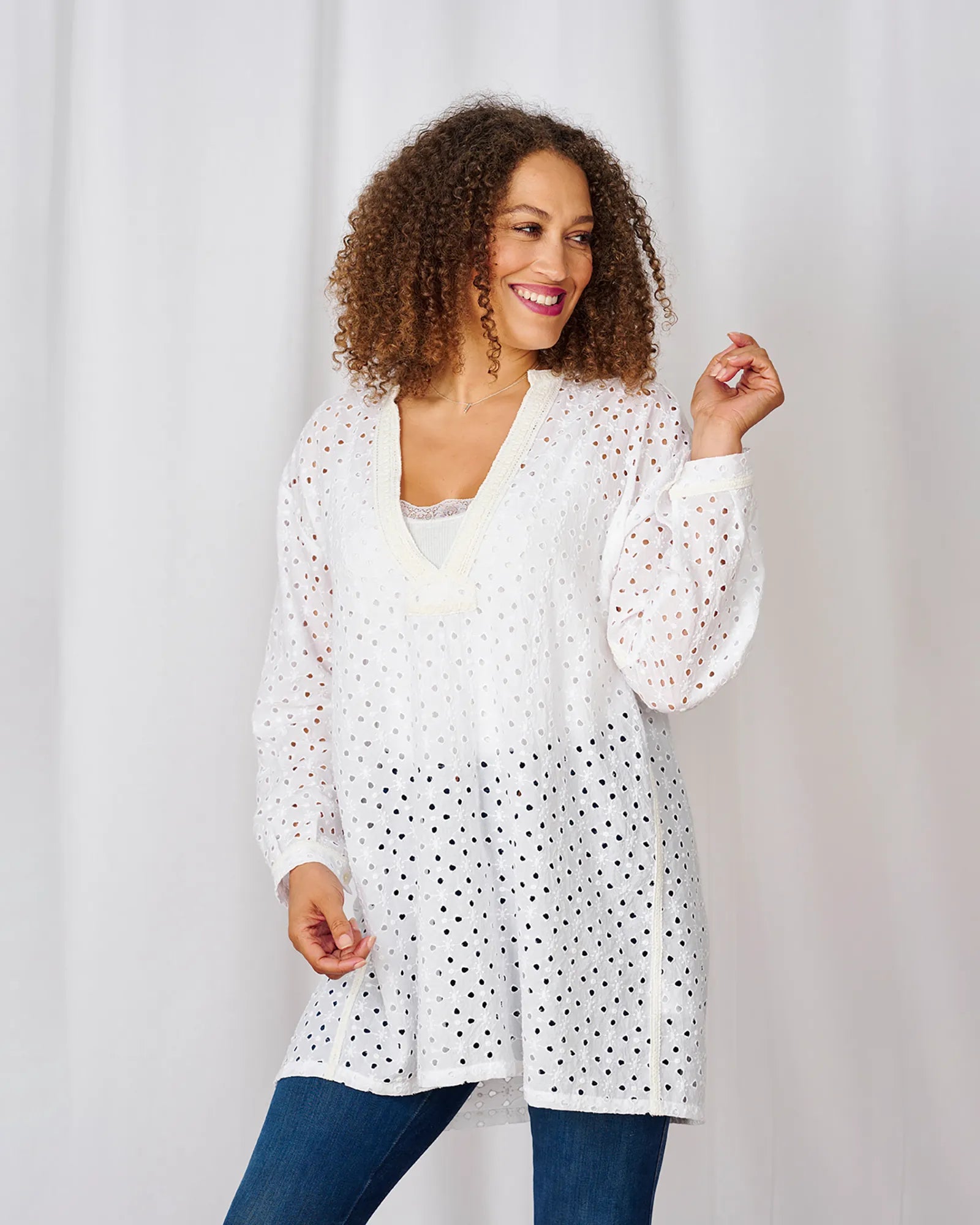 Athena Tunic - White