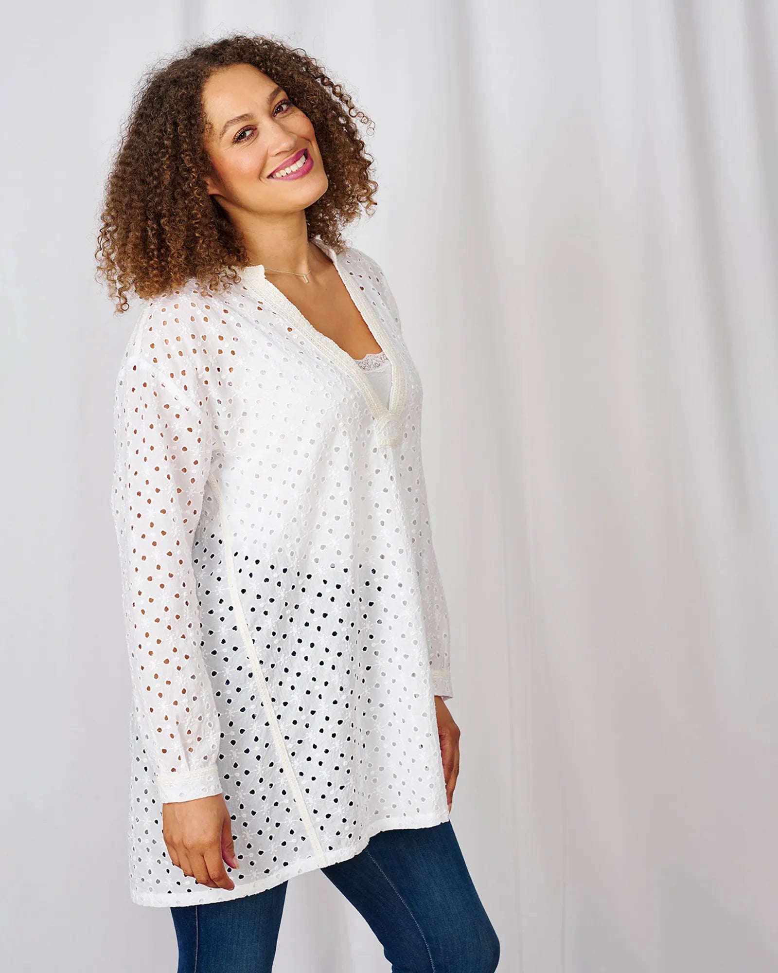 Athena Tunic - White