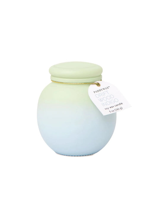 Orb Candle - Driftwood Indigo