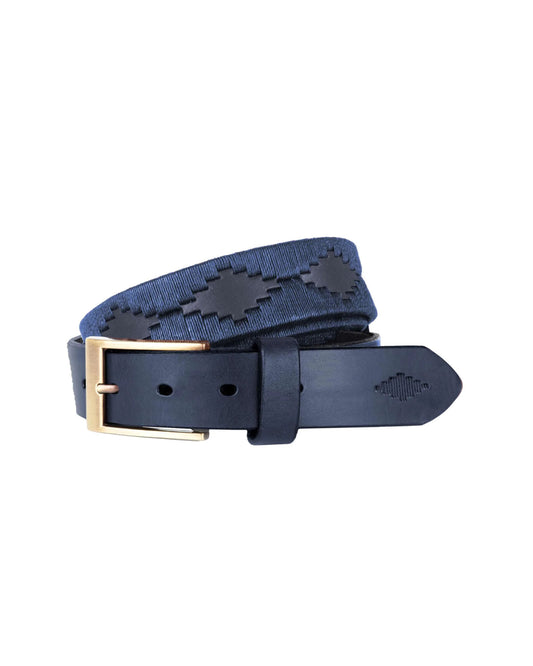 Bordado Polo Belt - Navy