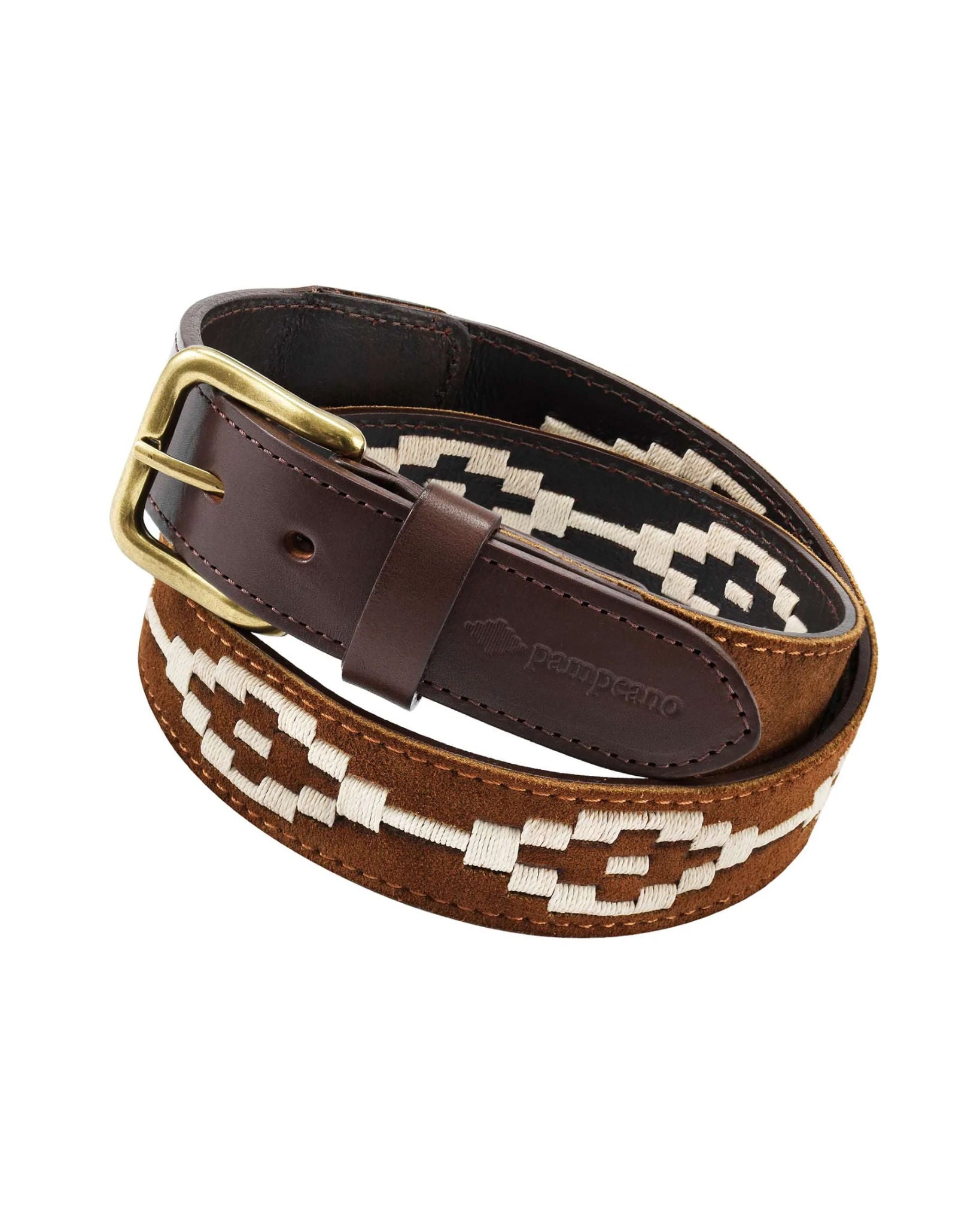 Confianza Polo Belt - Tan Suede