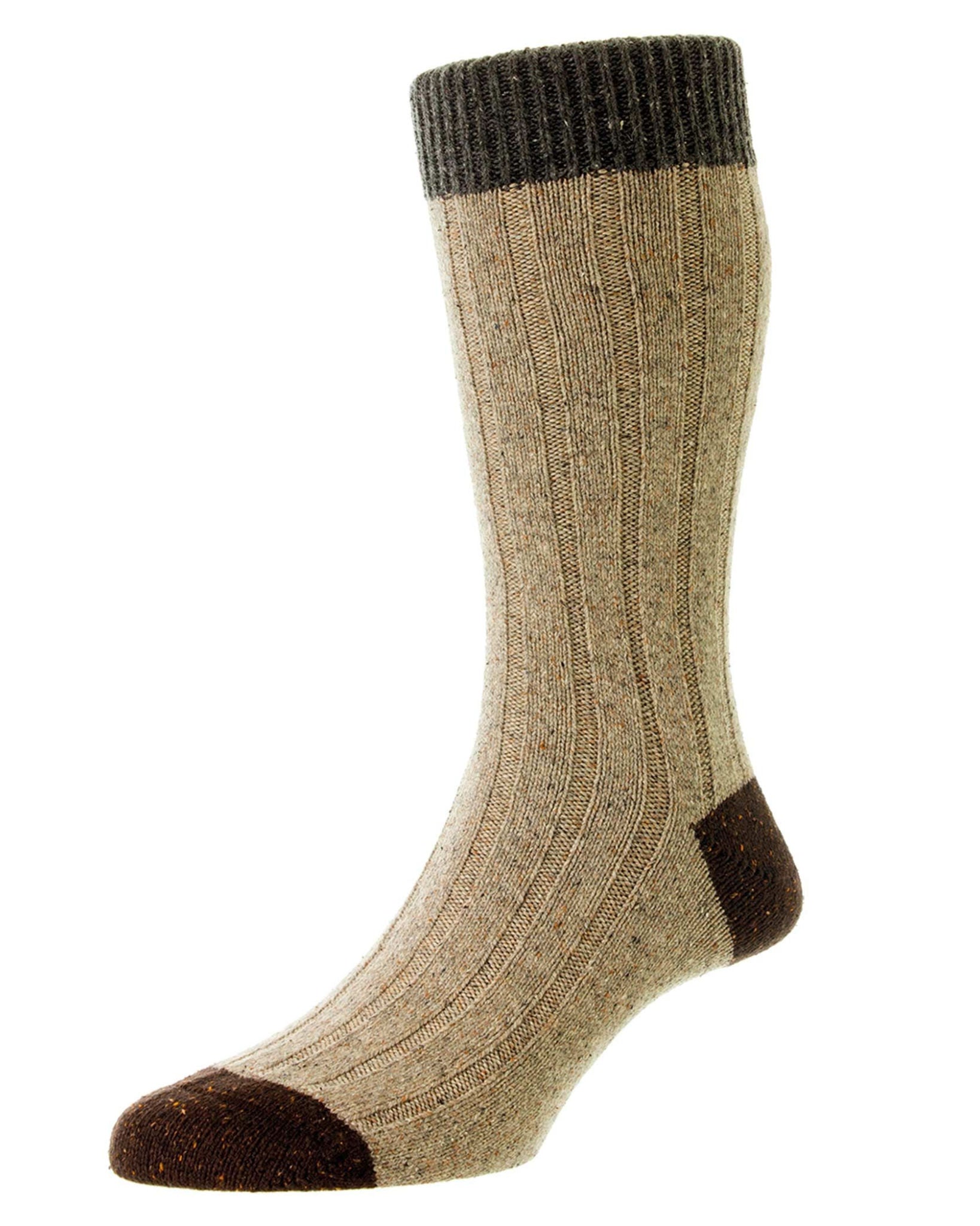 Thornham Socks - Natural Fleck