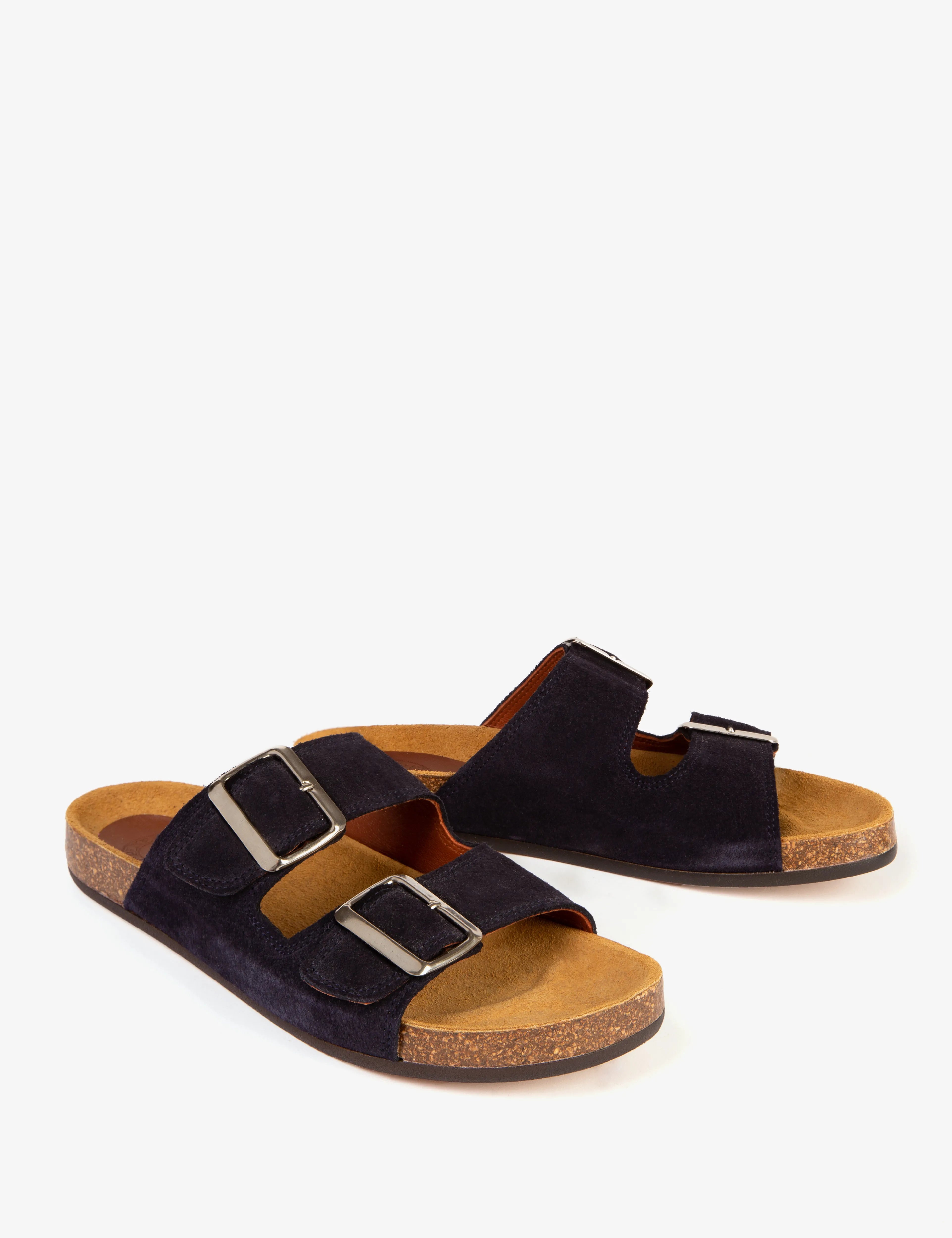 Pool Suede Slide - Navy