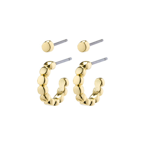 Angela 2-in-1 Earrings Set - Gold Plated