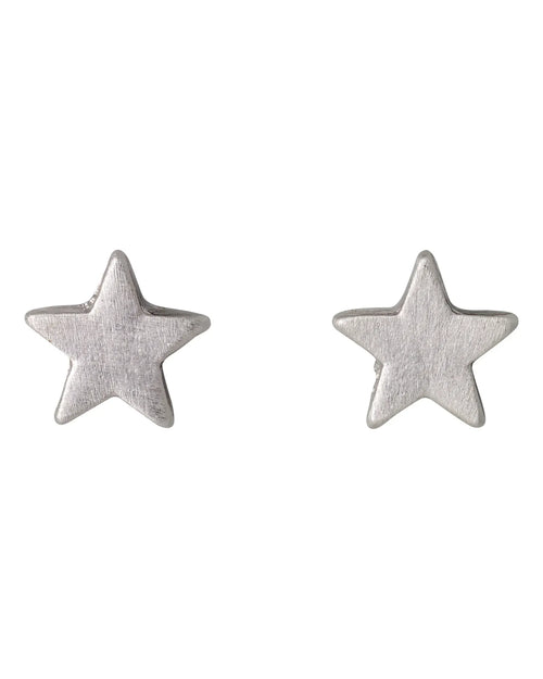 Ava Star Earrings - Silver Plated