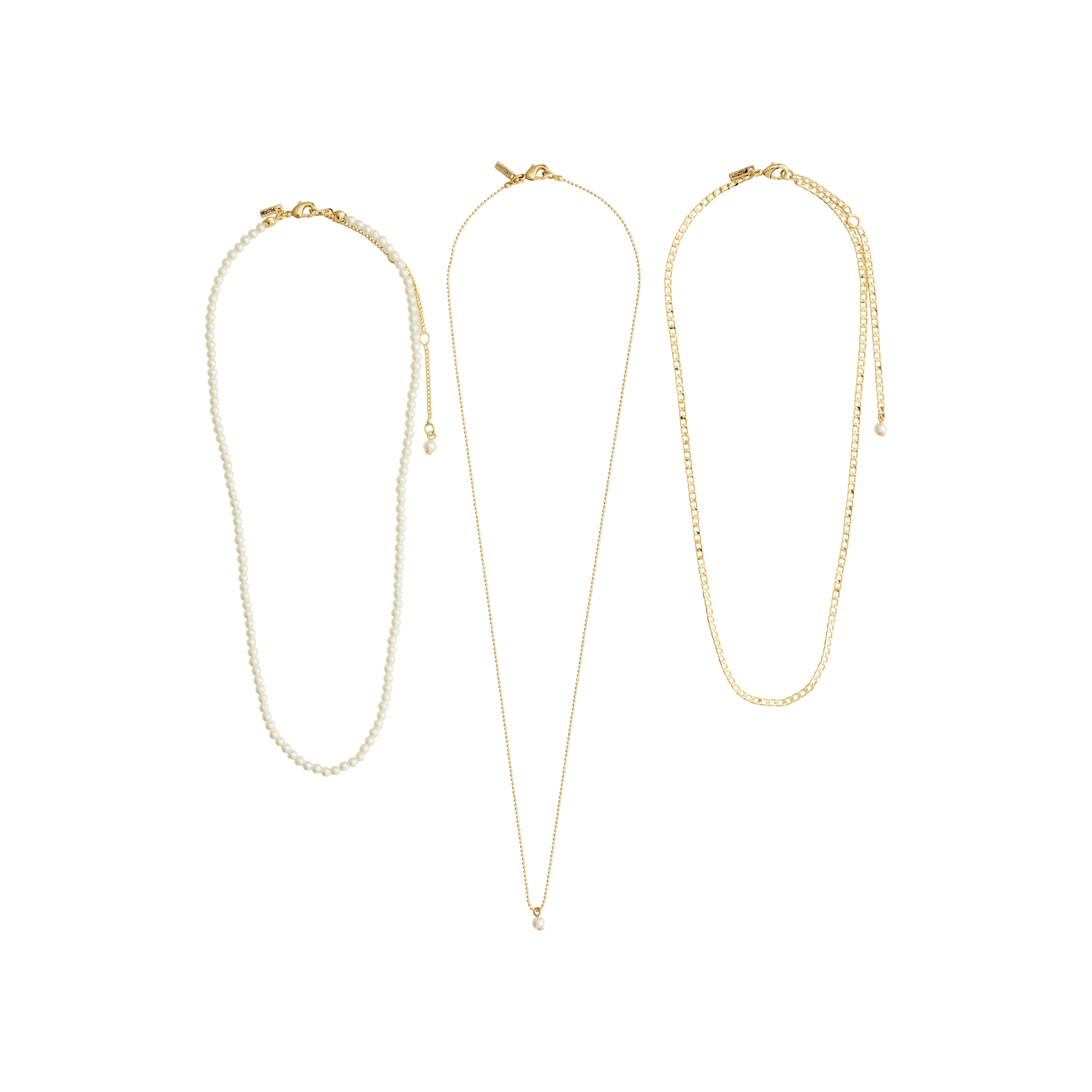 Baker Necklace 3-in-1 - Gold Plated