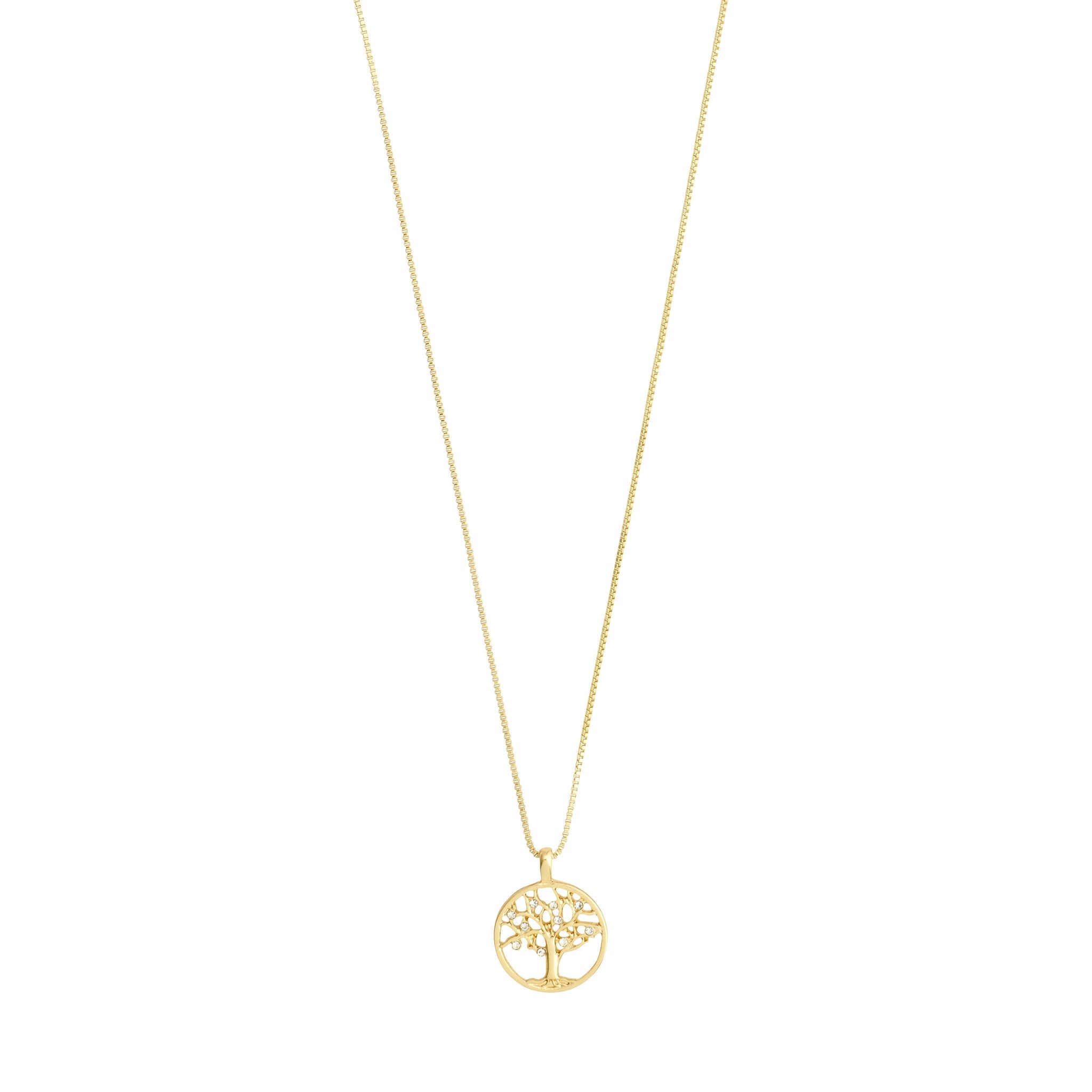 IBEN Recycled Tree of Life Necklace - Gold Plated