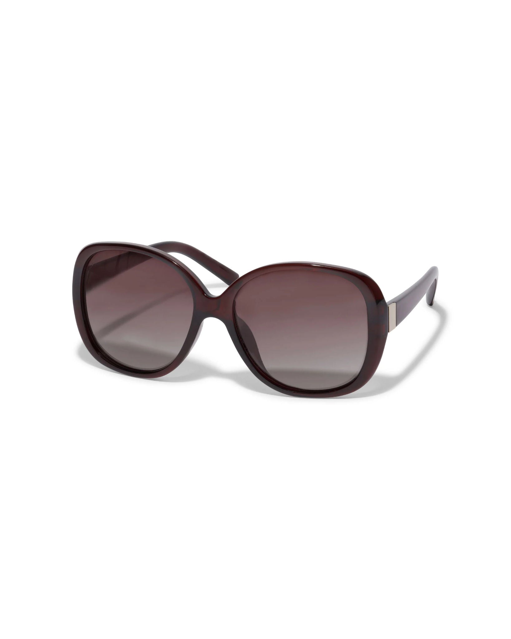 Parker Oversized Retro Sunglasses - Brown