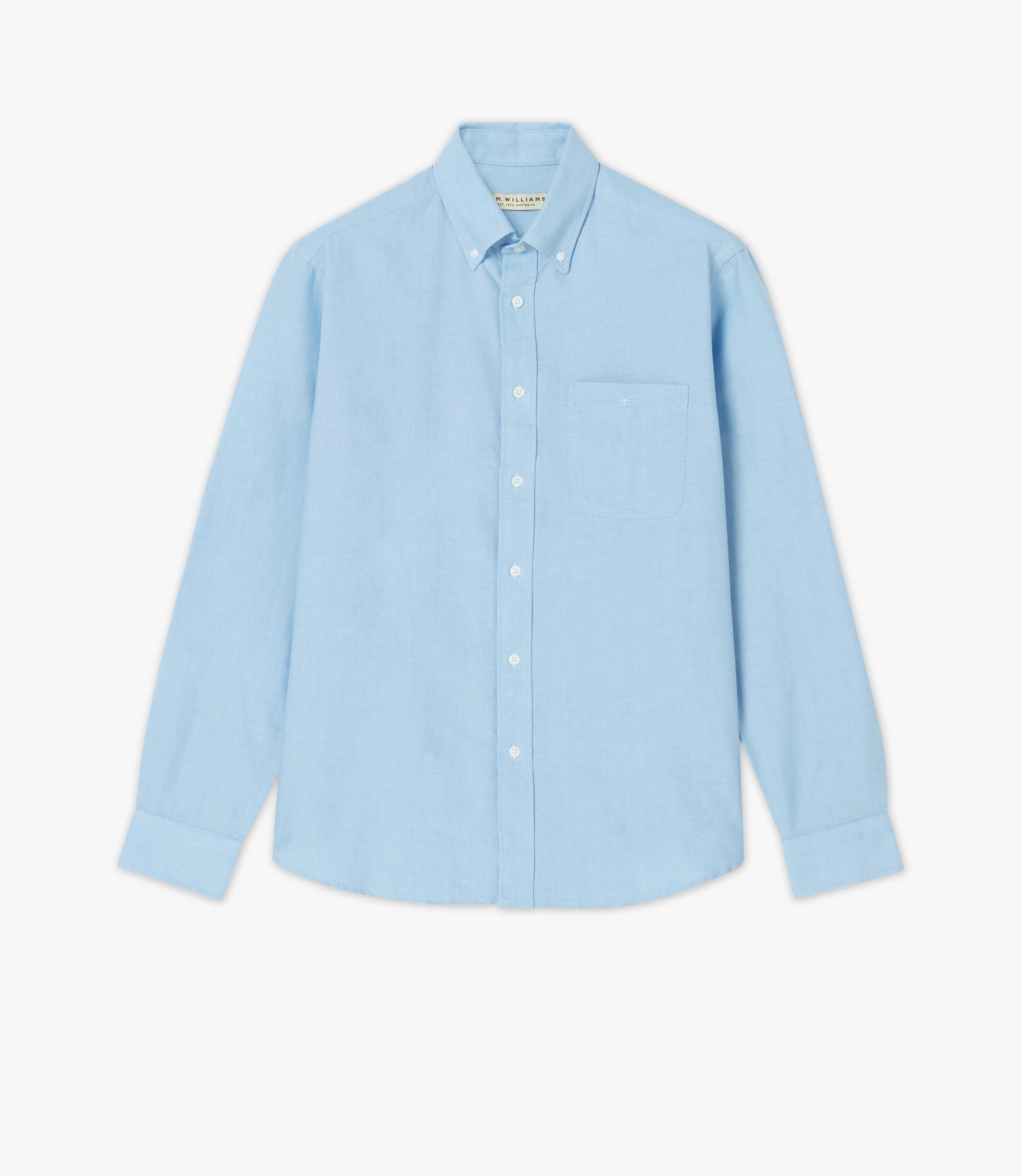 RMWilliams Collins Button Down Shirt in Light Blue