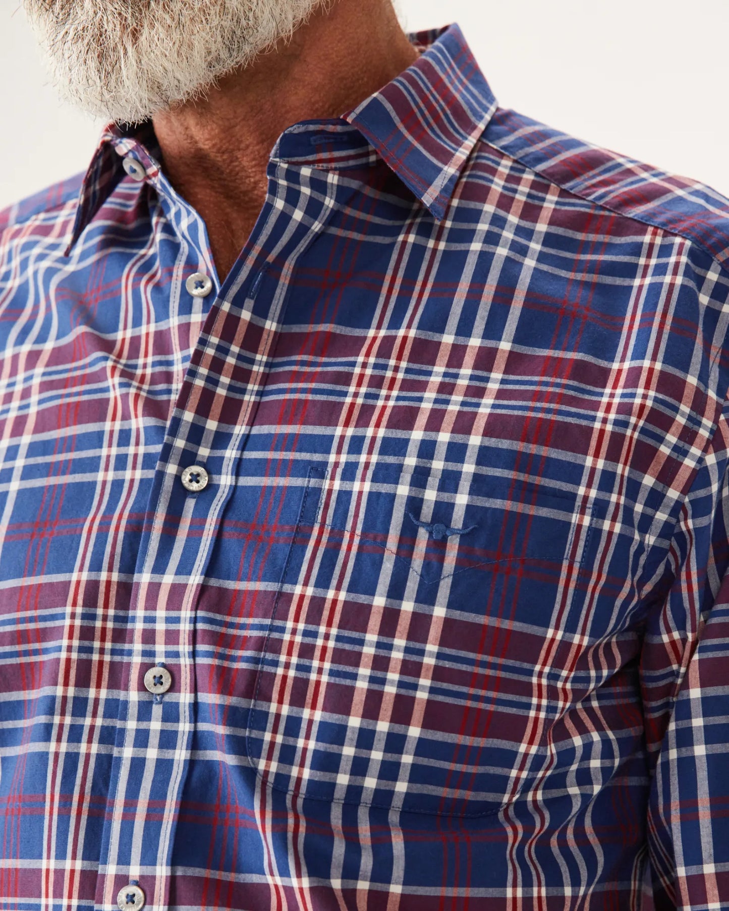 Collins Shirt - Blue/White/Red