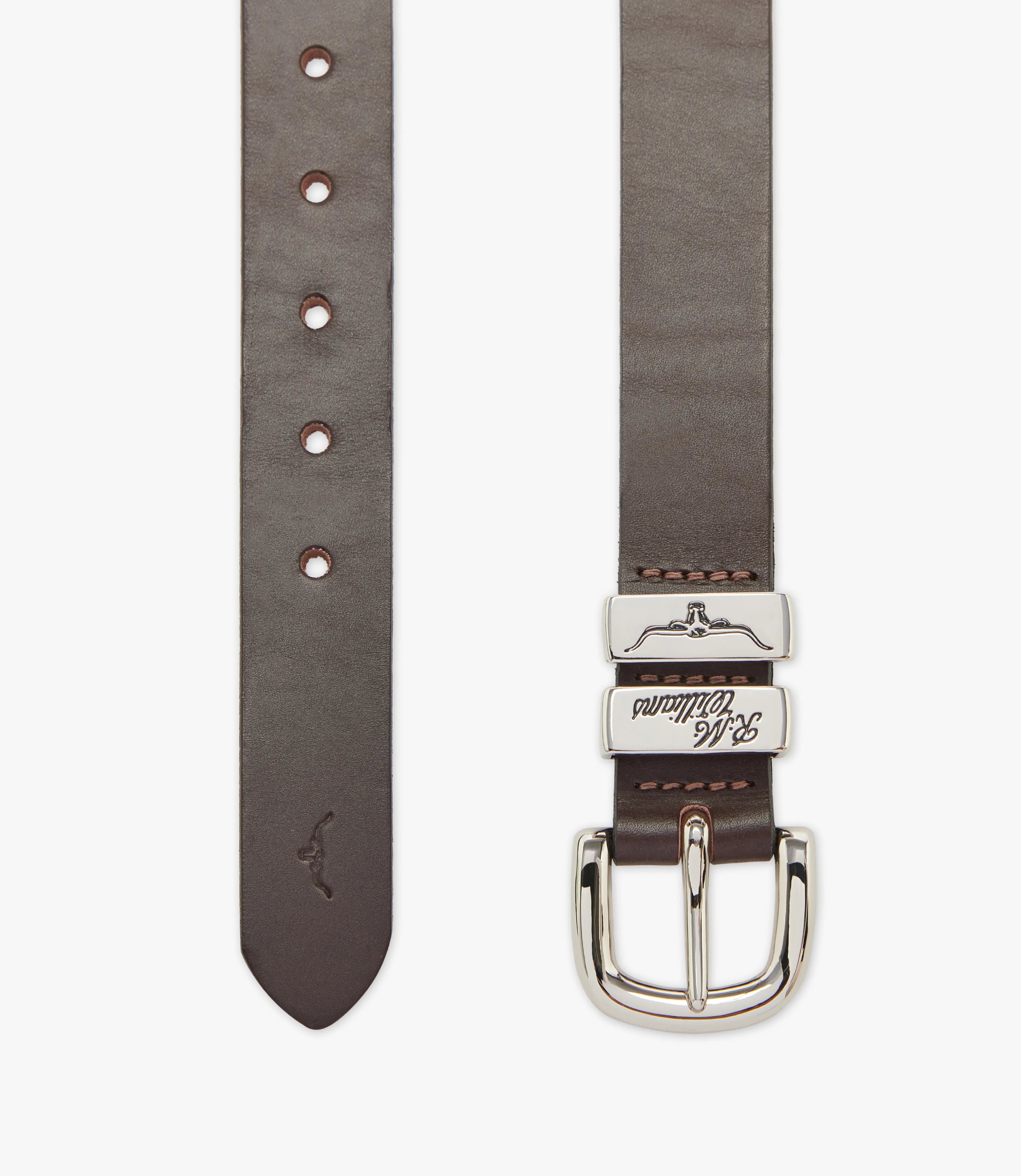 Rm williams dark tan belt store