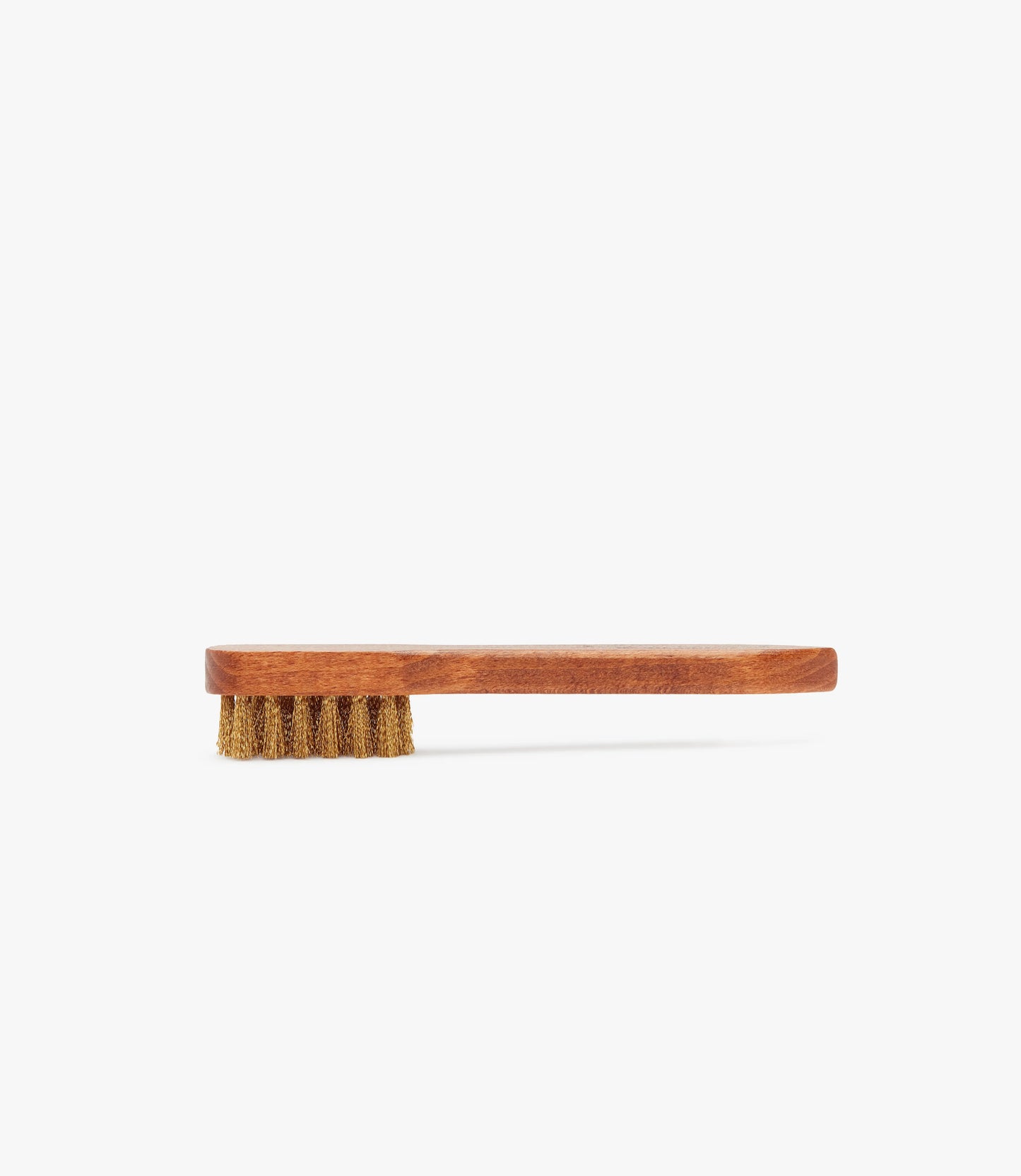 Suede Brass Bristle Brush