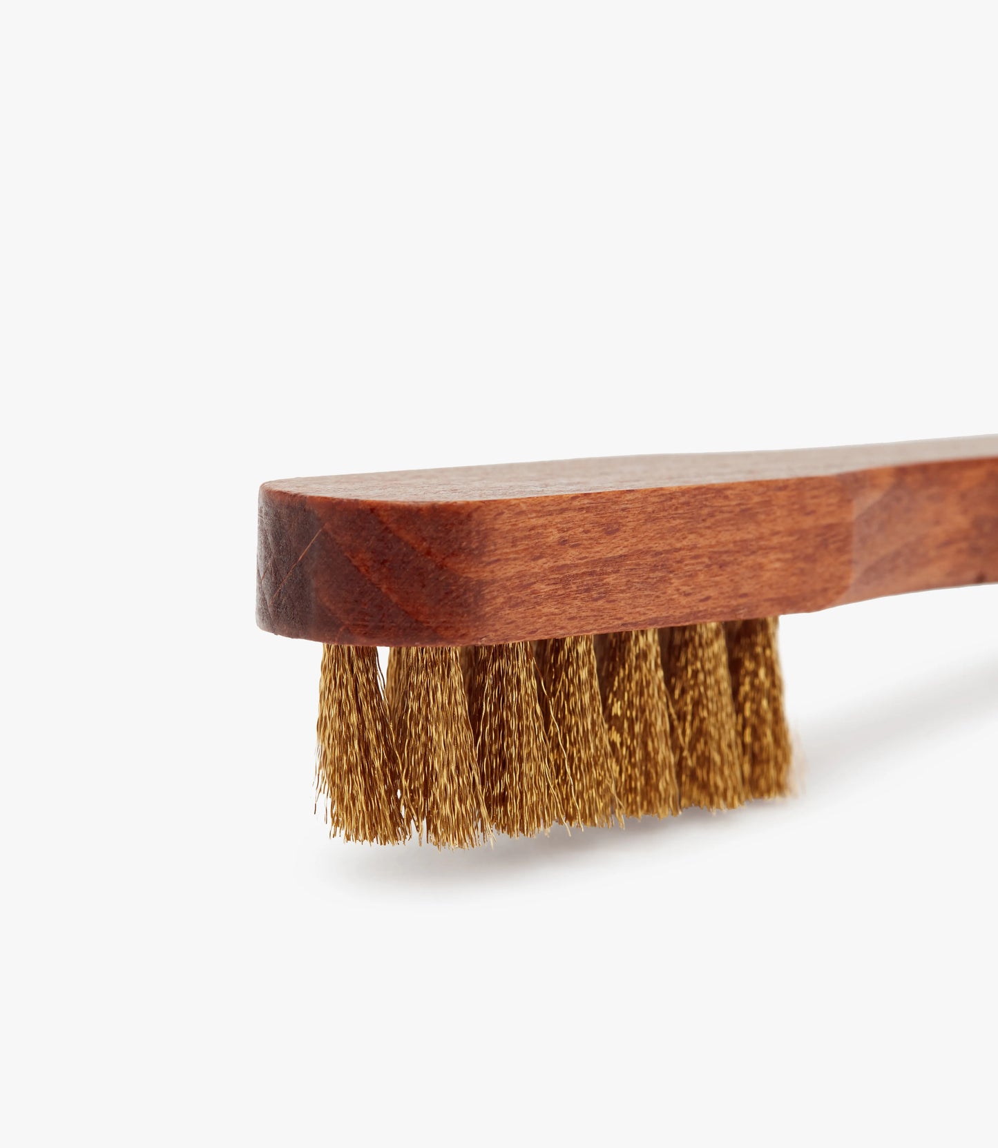 Suede Brass Bristle Brush