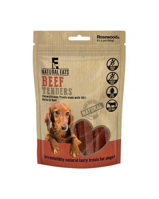 Beef Tender Strips Dog Treats 80g