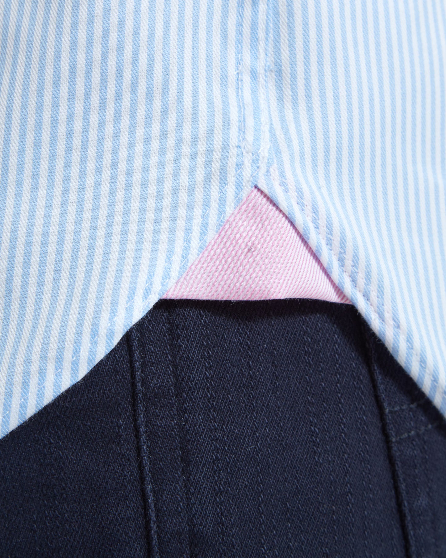 Greenwich Tailored Shirt - Light Blue Stripe