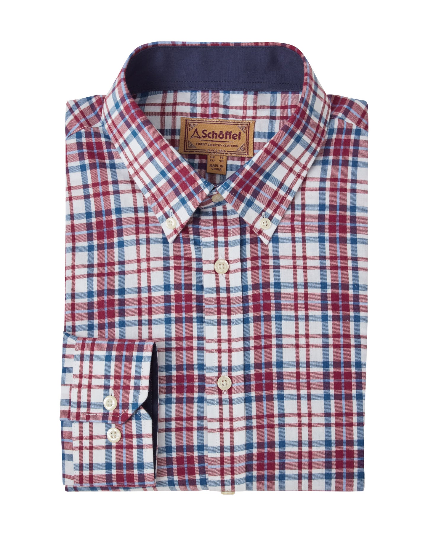 Healey Tailored Shirt - Bordeaux