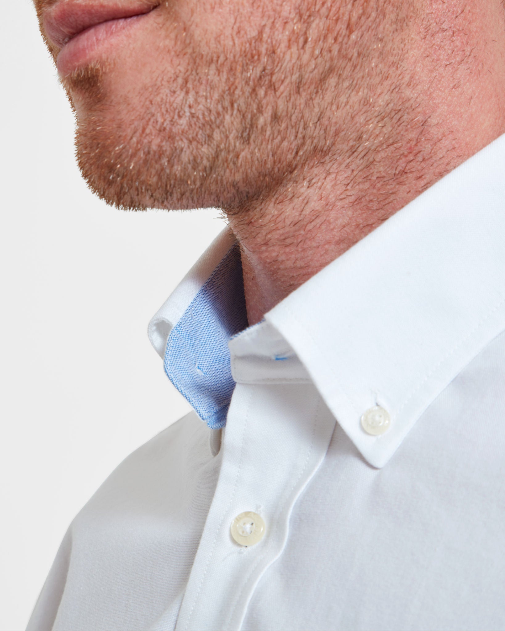 Holt Soft Oxford Tailored Shirt - White