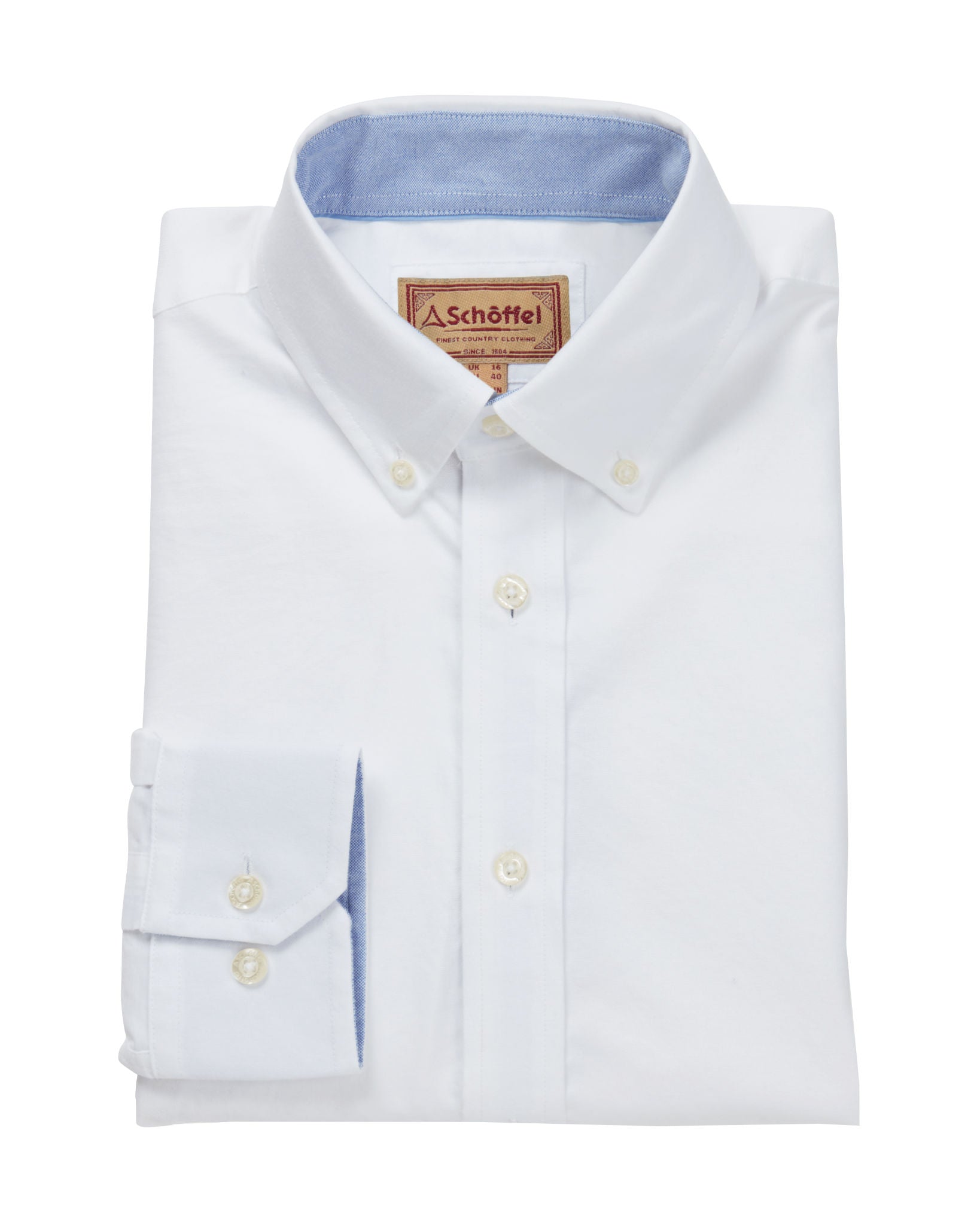 Holt Soft Oxford Tailored Shirt - White