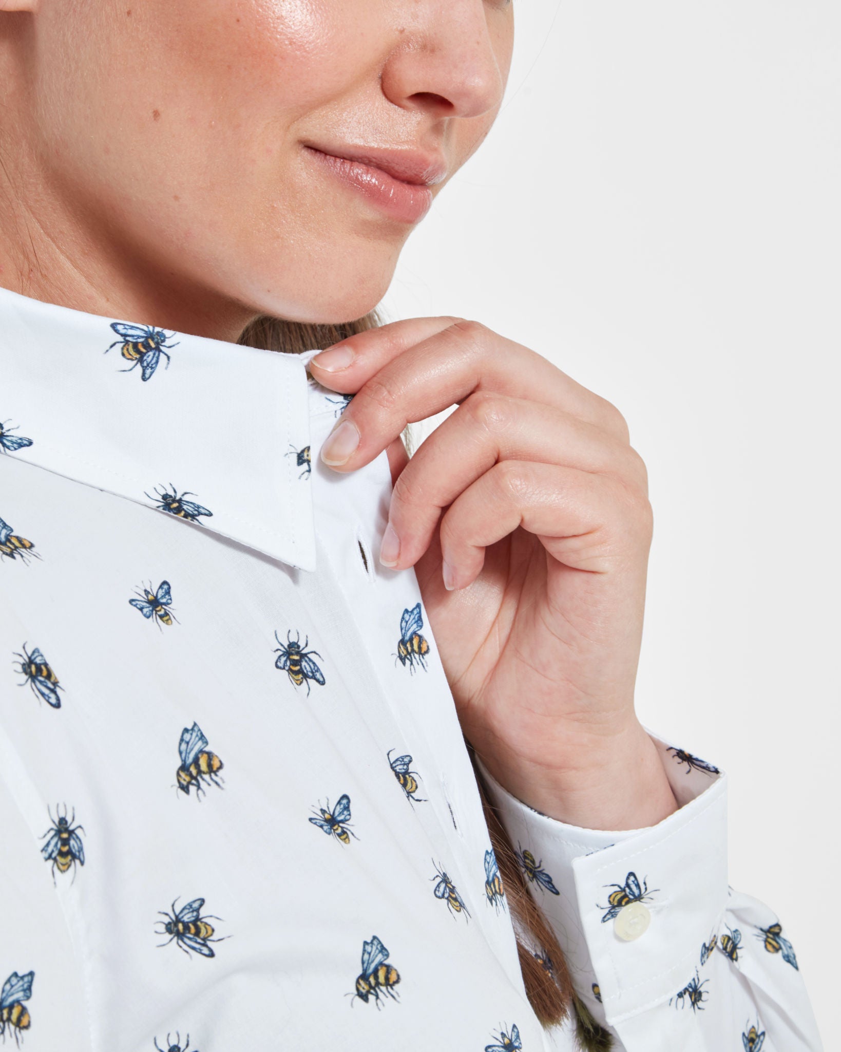Norfolk Shirt - Bee Print