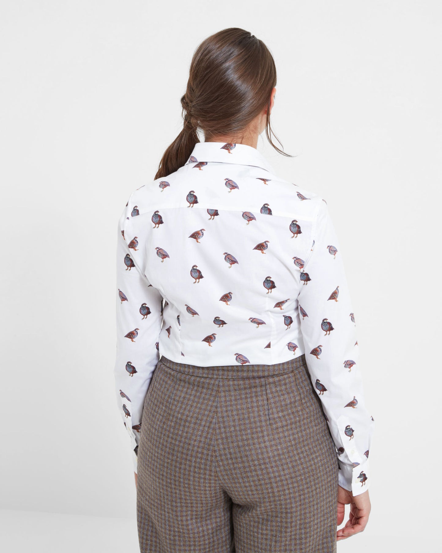 Norfolk Shirt - French Partridge Print