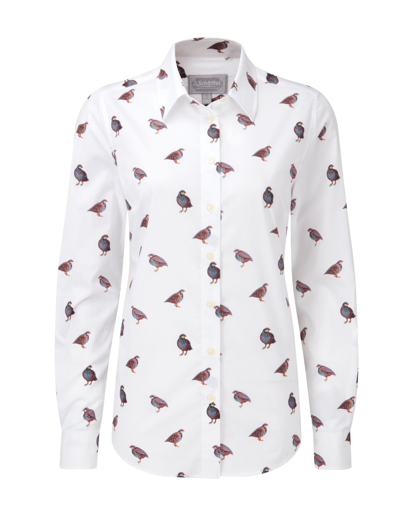 Norfolk Shirt - French Partridge Print