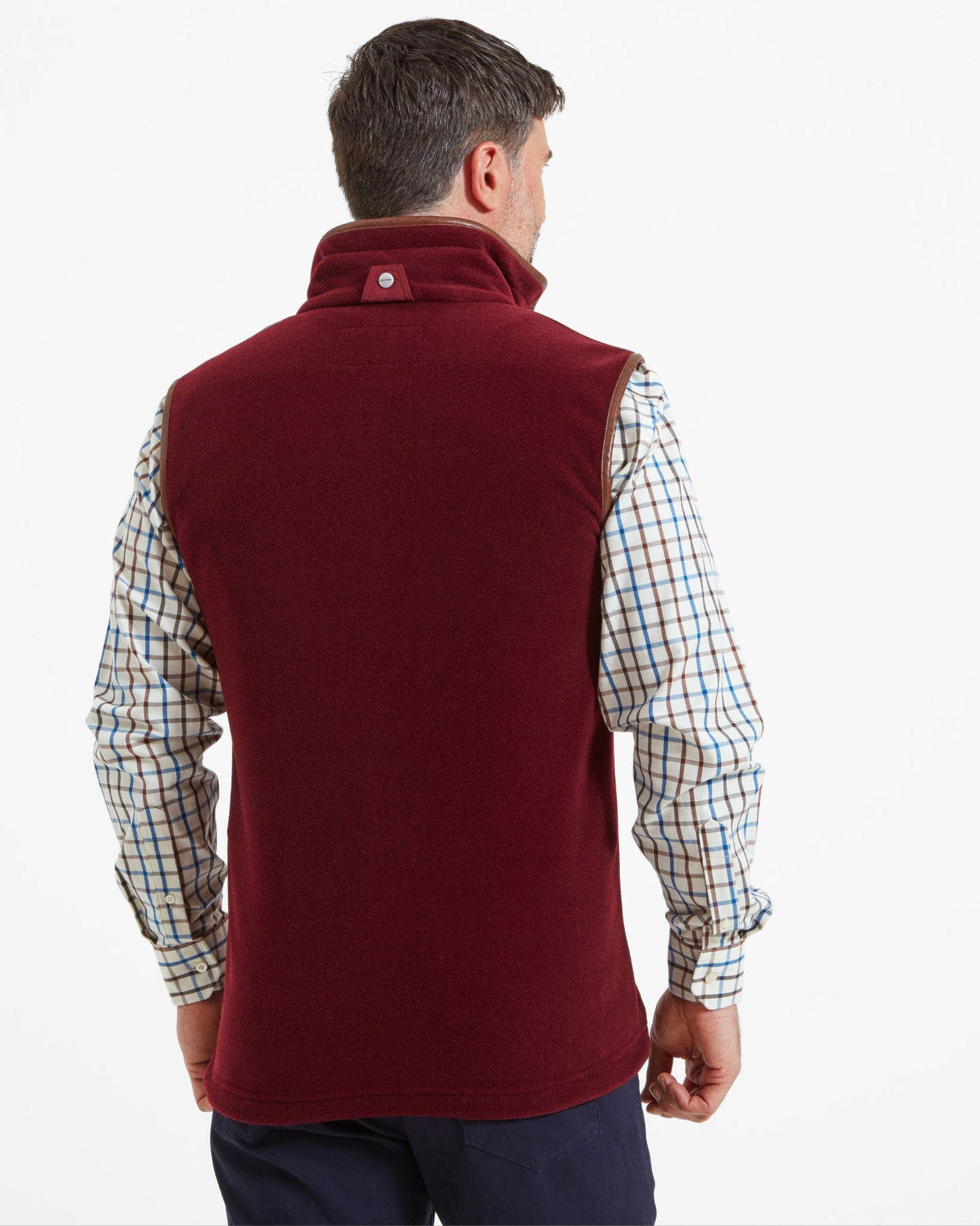 Oakham Fleece Gilet - Claret