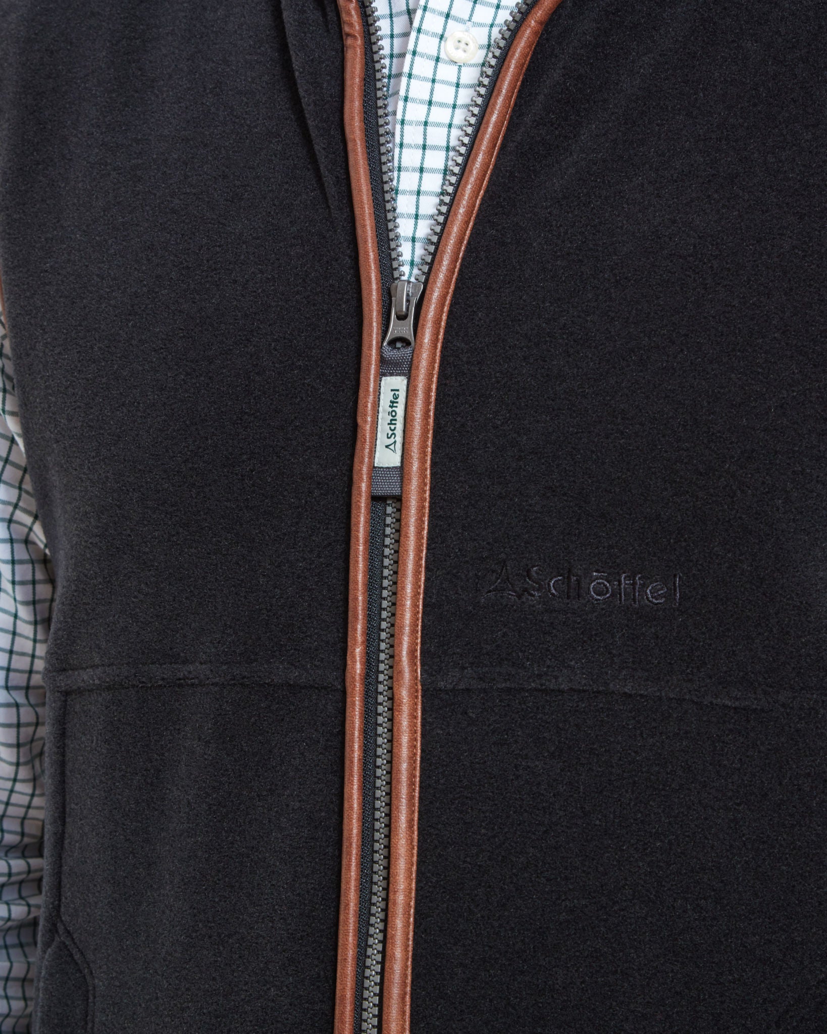 Oakham Gunmetal Fleece Gilet