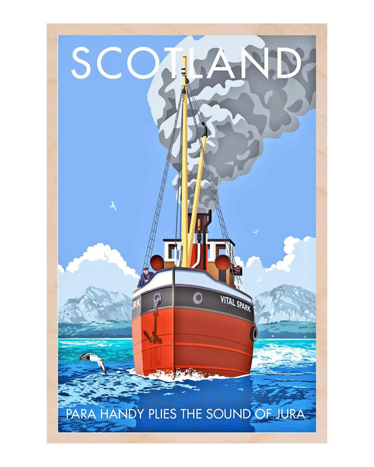 Para Handy Wooden Postcard