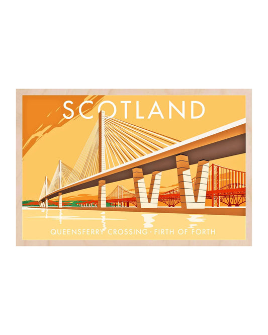Queensferry Wooden Postcard