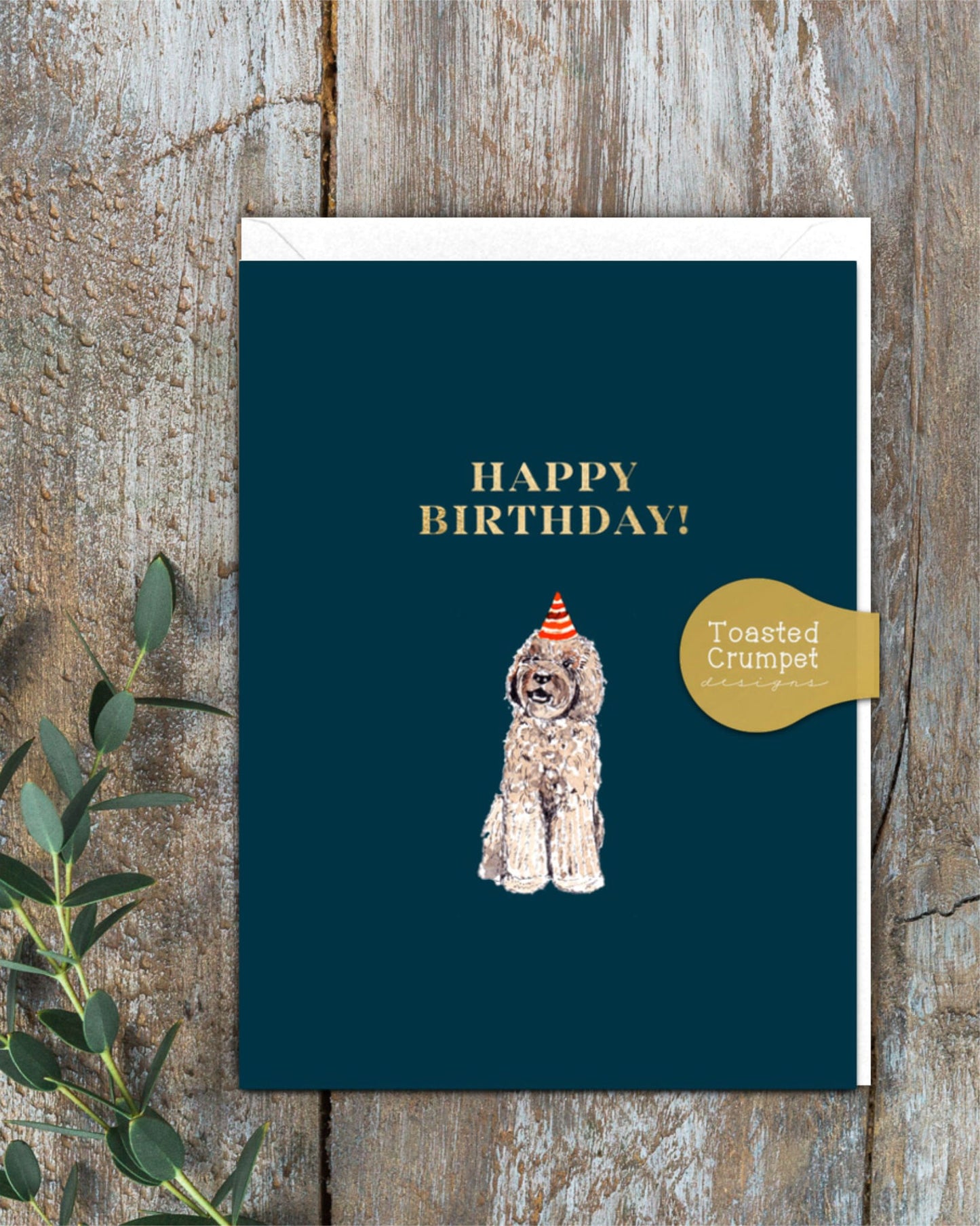 Happy Birthday (Labradoodle) Card