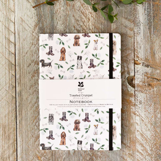 Muddy Paws A5 Lined Notebook