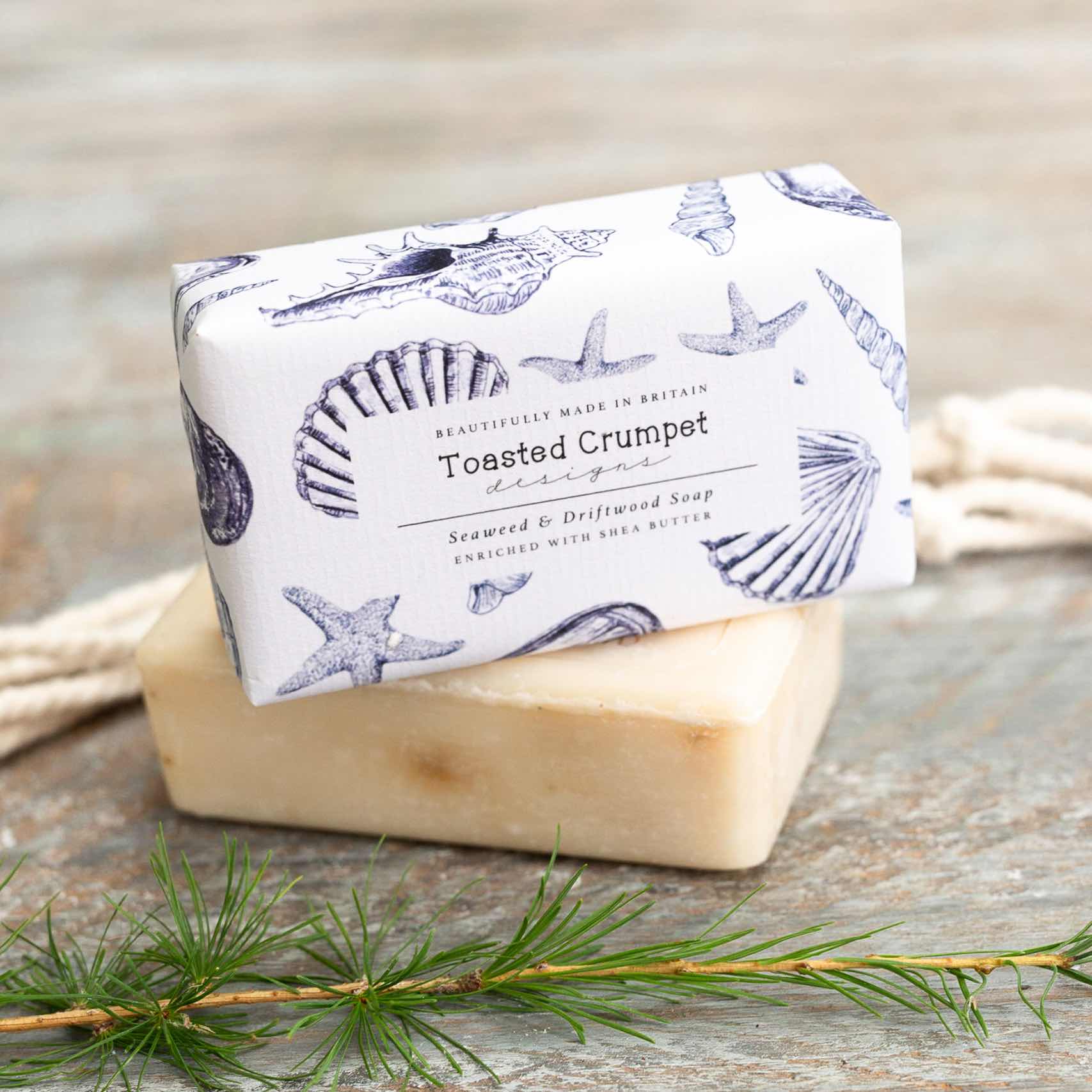 Seaweed & Driftwood 190g Soap Bar